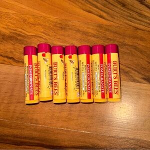 BRAND NEW Burts Bees Pomegranate Chapsticks